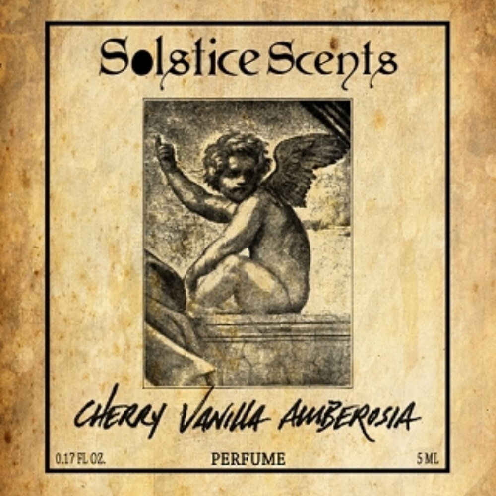 Solstice Scents CHERRY VANILLA AMBEROSIA PERFUME OIL 5 ml - Picture 2 of 2